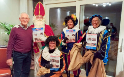 Sinterklaas en zijn Pieten ontvangen nieuwsbrief